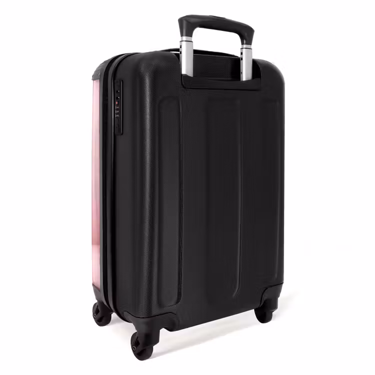 Roze ritselaar NBS - Handbagage koffer - Unisex middel -achterkant