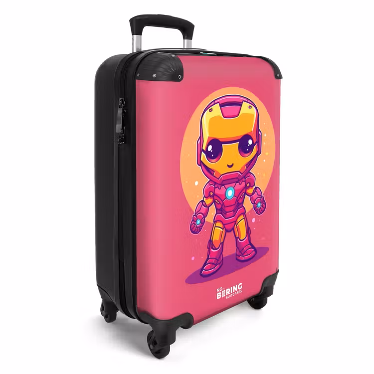 Roze ranger NBS - Handbagage koffer - Unisex middel -productfoto_3d