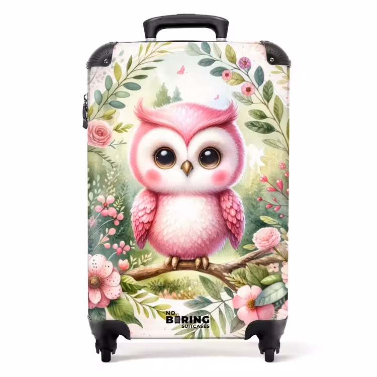 Roze Rafaƫl NBS - Handbagage koffer - Unisex middel -productfoto_recht