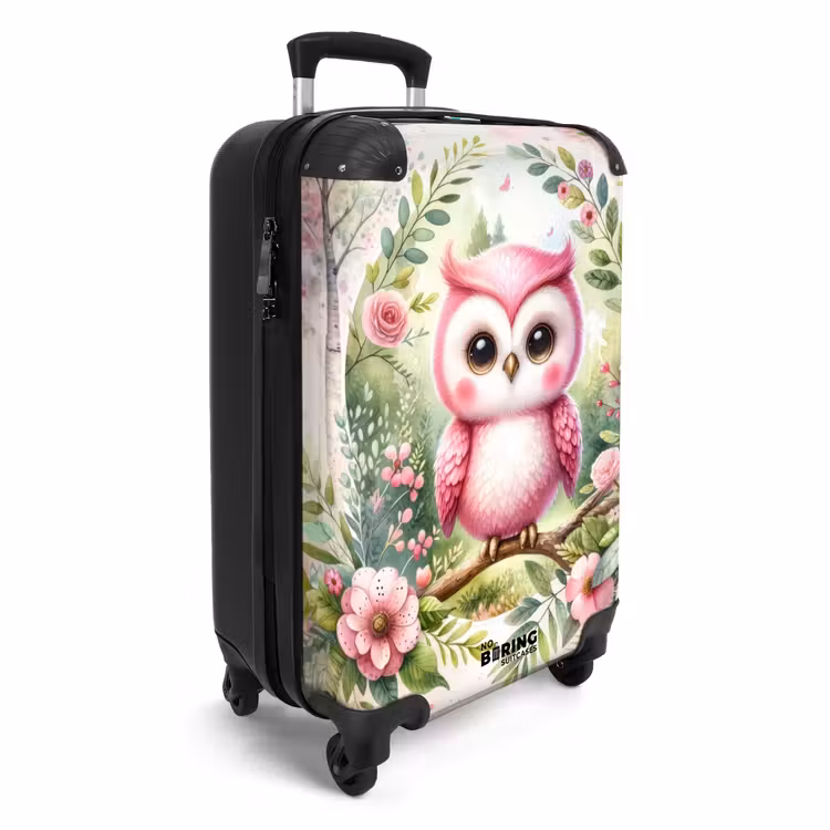 Roze Rafaƫl NBS - Handbagage koffer - Unisex middel -productfoto_3d