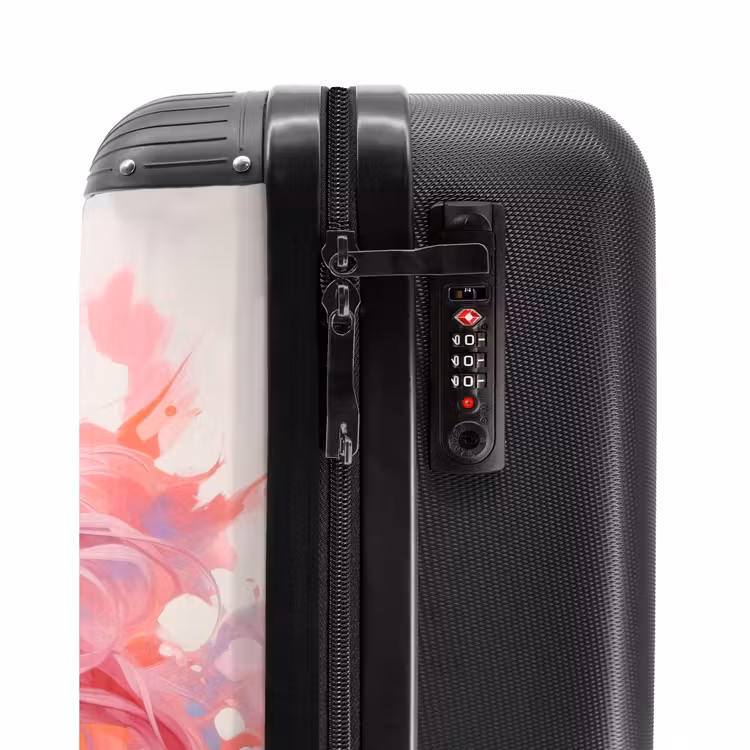 Roze Renner NBS - Handbagage koffer - Unisex middel -slot