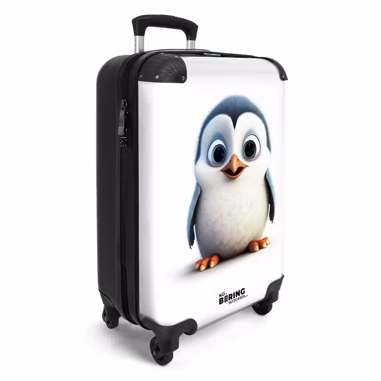 Pippin pinguïn NBS - Handbagage koffer - Unisex middel -productfoto_3d