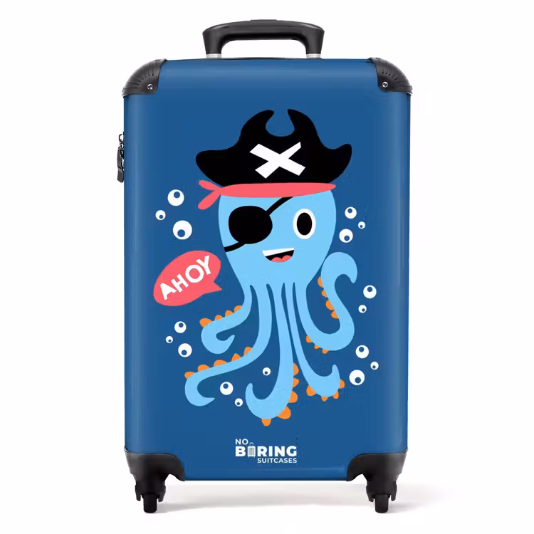 Piratenoctopus NBS - Handbagage koffer - Unisex middel -productfoto_recht