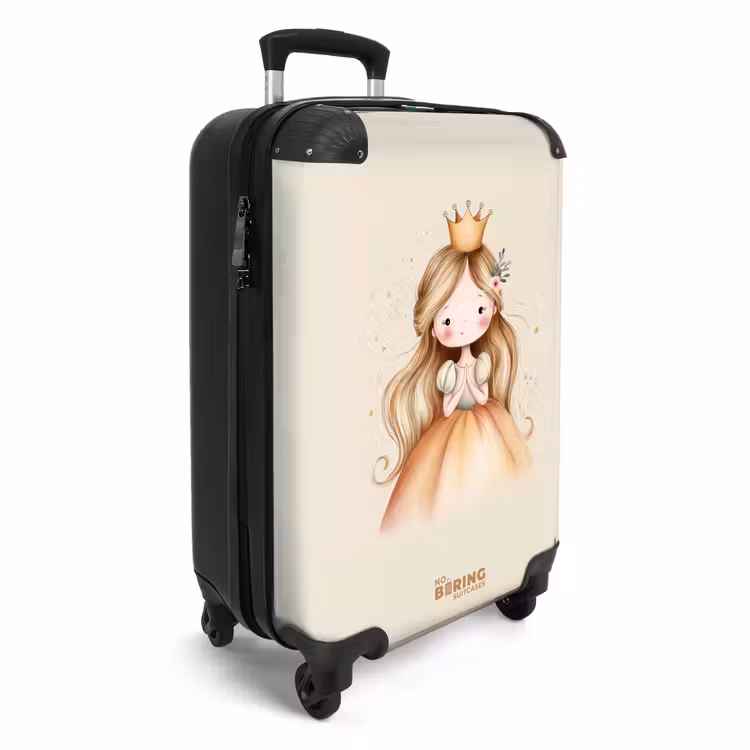 Prinses in gouden tinten NBS - Handbagage koffer - Volwassenen Unisex middel -productfoto_3d