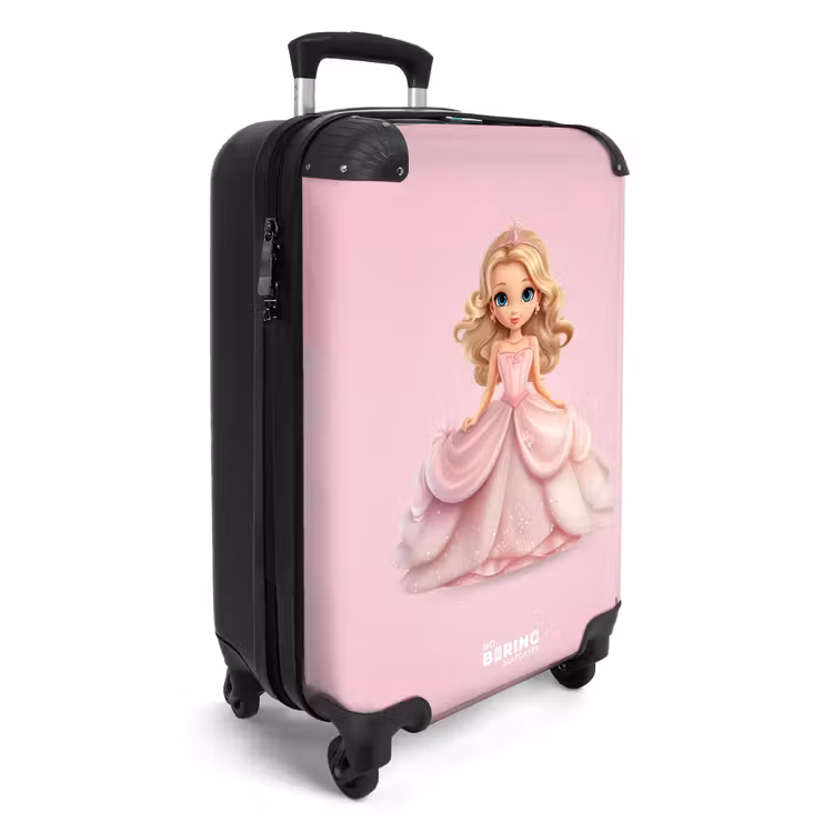 Prinses Priscilla NBS - Handbagage koffer - Unisex middel -productfoto_3d