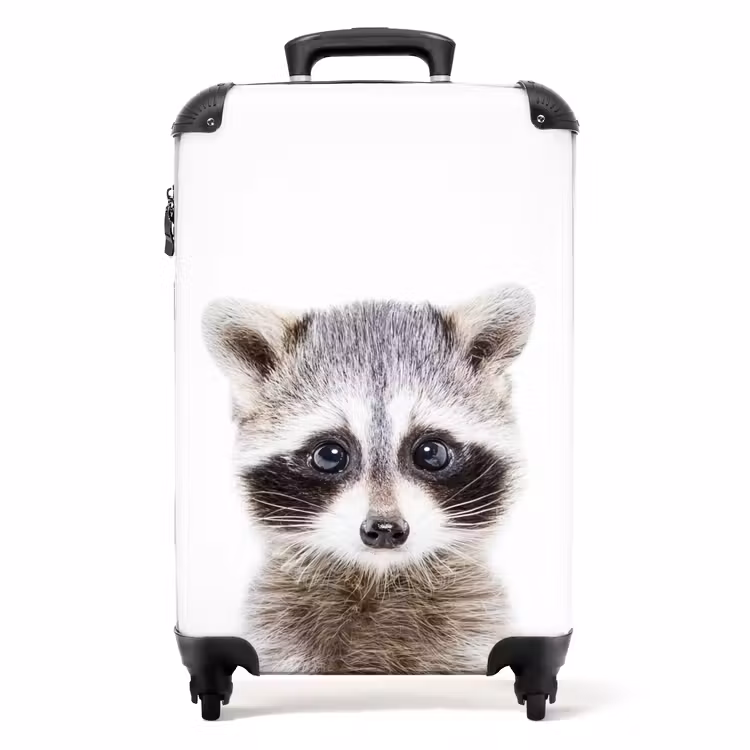 Rachid Racoon NBS - Handbagage koffer - Unisex middel -productfoto_recht