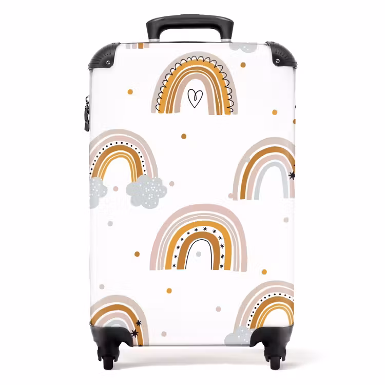 Regenboogregen NBS - Handbagage koffer - Unisex middel -productfoto_recht