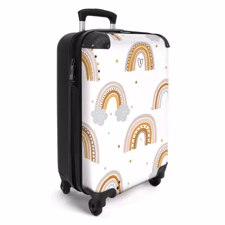 Regenboogregen NBS - Handbagage koffer - Unisex middel -productfoto_3d