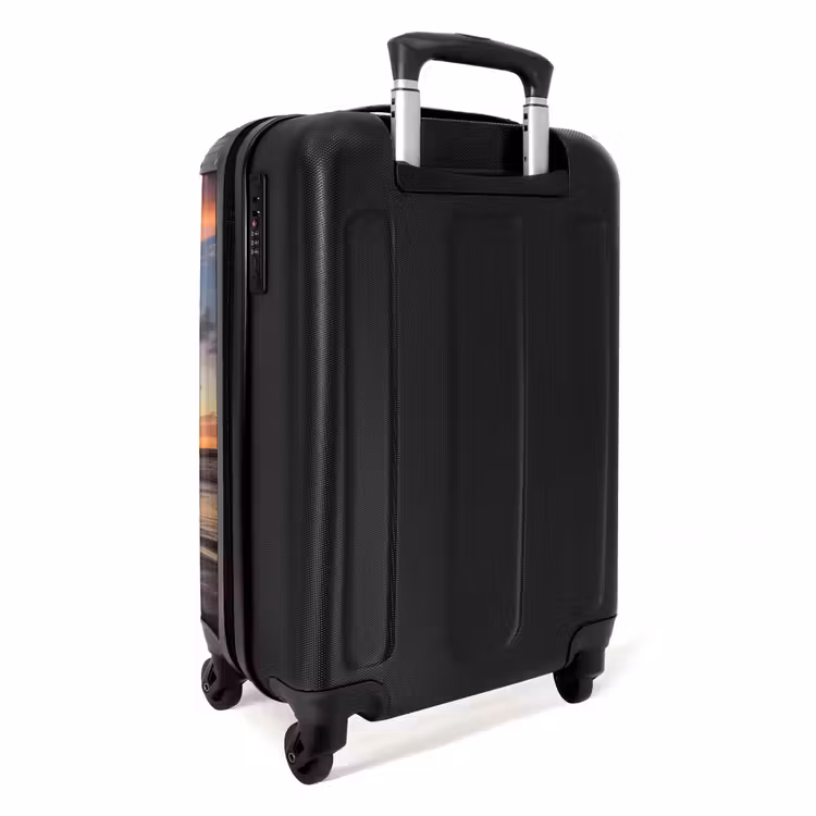 Zee bij zonsondergang NBS - Handbagage koffer - Unisex middel -achterkant