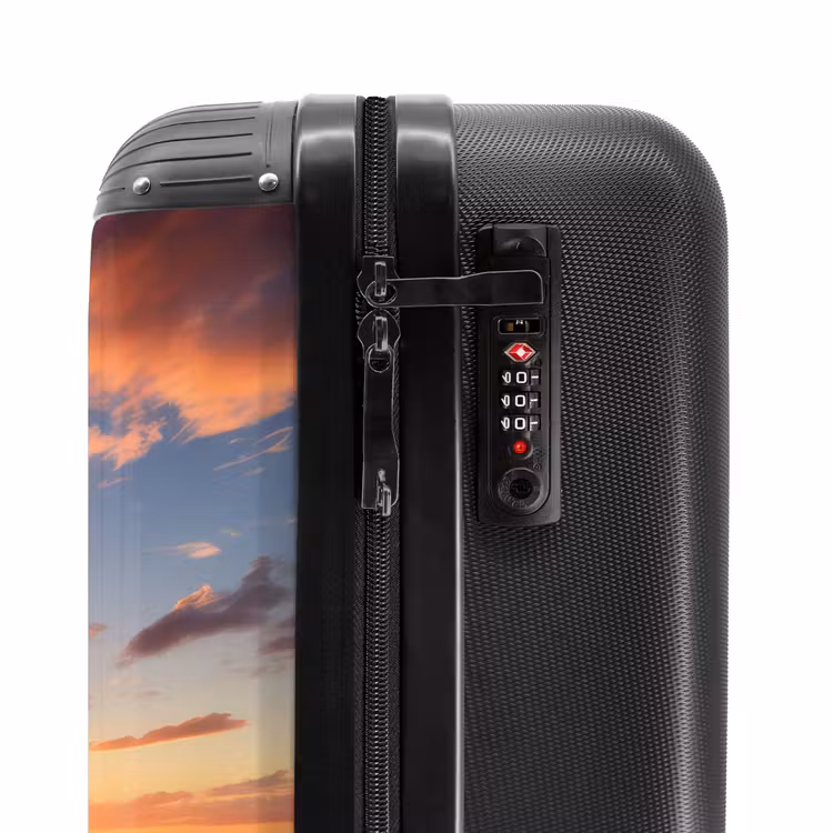 Zee bij zonsondergang NBS - Handbagage koffer - Unisex middel -slot