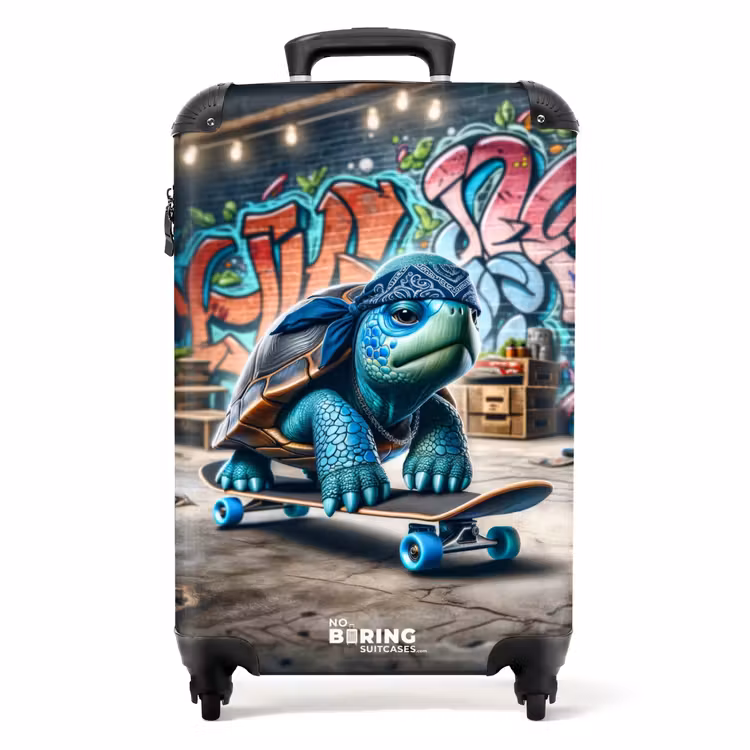 Skater schildpad NBS - Handbagage koffer - Unisex middel -productfoto_recht