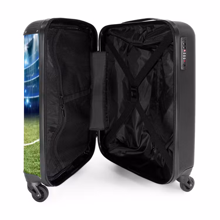 Voetbal spotlight NBS - Handbagage koffer - Unisex middel -binnenkant