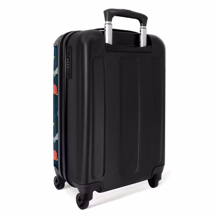 Ruimteraketten NBS - Handbagage koffer - Unisex middel -achterkant