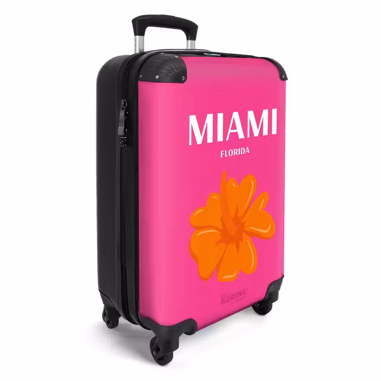 1 NBS - Handbagage koffer - Unisex middel -productfoto_3d
