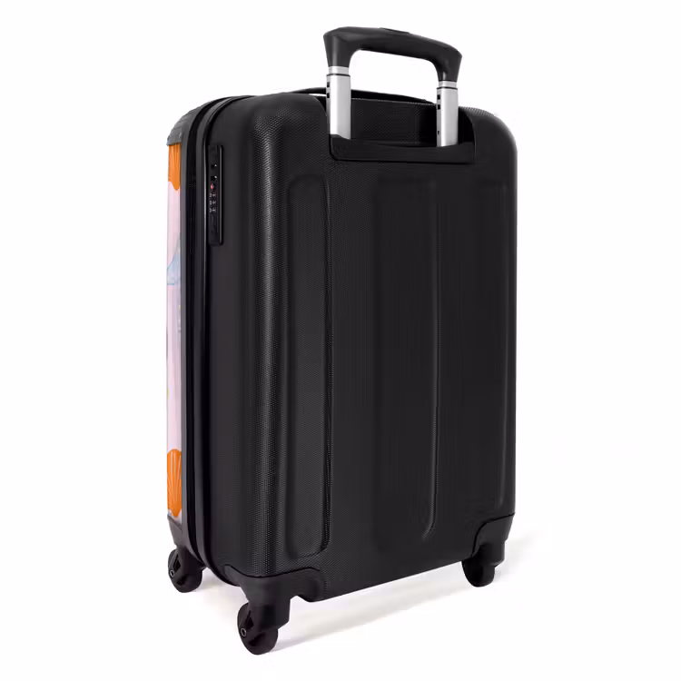 5 NBS - Handbagage koffer - Unisex middel -achterkant