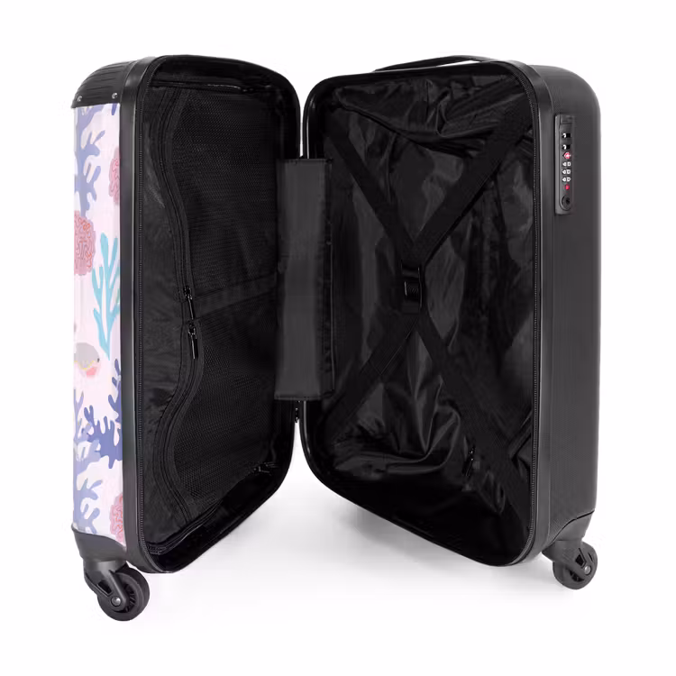 1 NBS - Handbagage koffer - Unisex middel -binnenkant