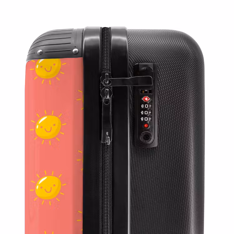Sunny situation koraal NBS - Handbagage koffer - Unisex middel -slot