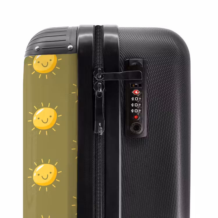 Sunny situation olijf NBS - Handbagage koffer - Unisex middel -slot