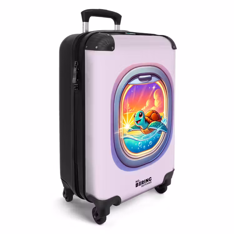 Sunset schildpad NBS - Handbagage koffer - Unisex middel -productfoto_3d
