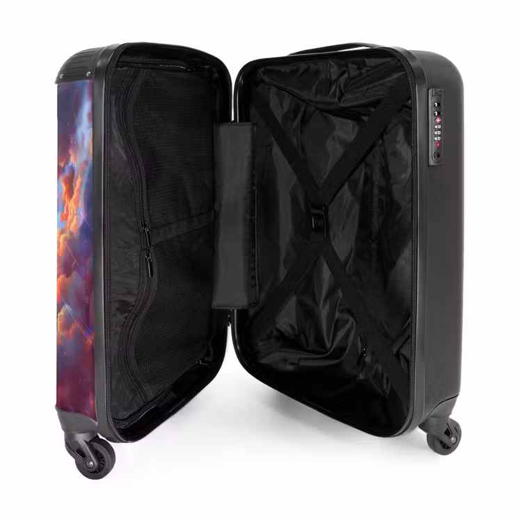 Surfende koala NBS - Handbagage koffer - Unisex middel -binnenkant