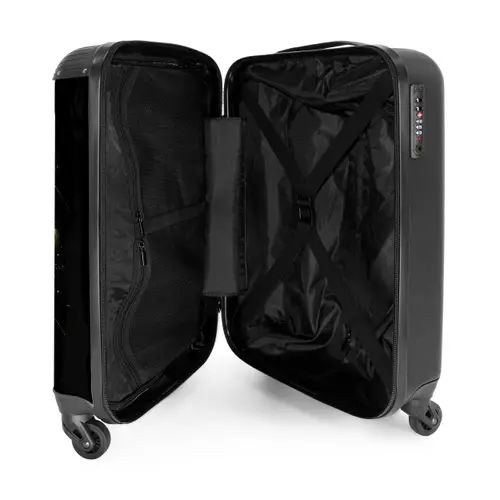 Tennisbal met graffiti NBS - Handbagage koffer - Unisex middel -binnenkant