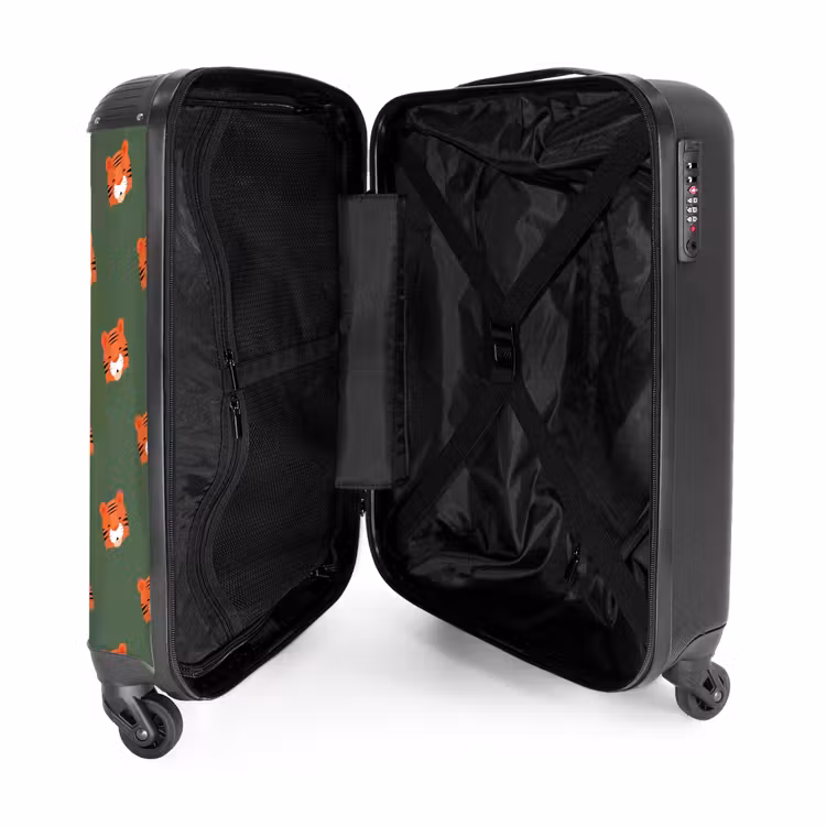 Tijger turbulentie NBS - Handbagage koffer - Unisex middel -binnenkant
