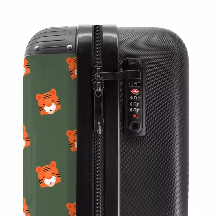Tijger turbulentie NBS - Handbagage koffer - Unisex middel -slot