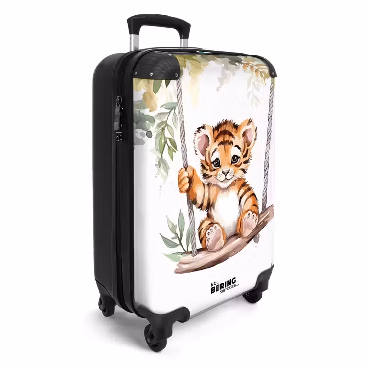 Timo tijger NBS - Handbagage koffer - Unisex middel -productfoto_3d