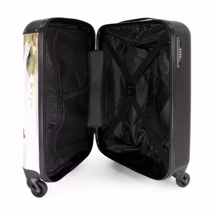Timo tijger NBS - Handbagage koffer - Unisex middel -binnenkant