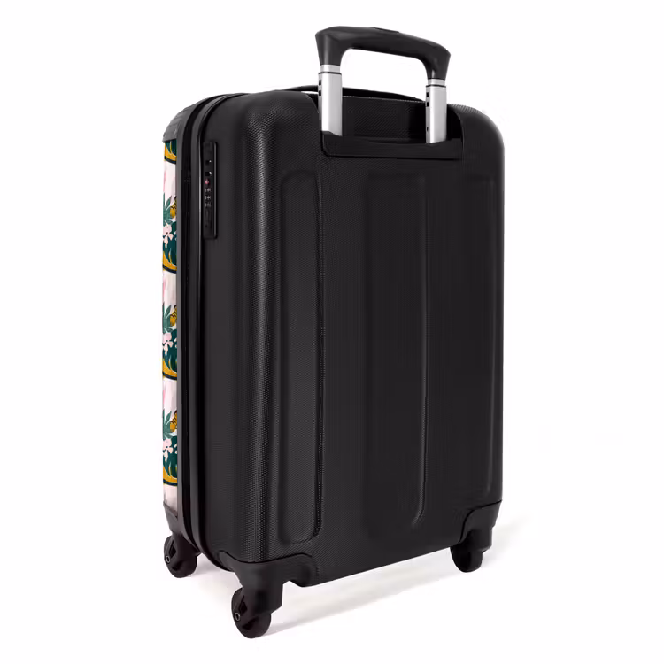 Tropisch tijgerpatroon NBS - Handbagage koffer - Volwassenen Unisex middel -achterkant