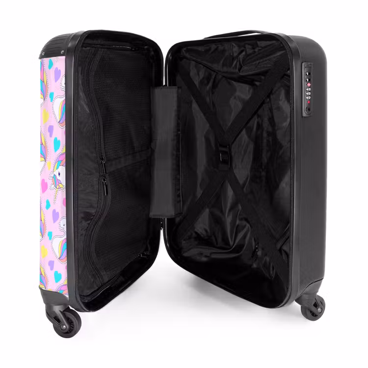 Eenhoorn euforie NBS - Handbagage koffer - Unisex middel -binnenkant