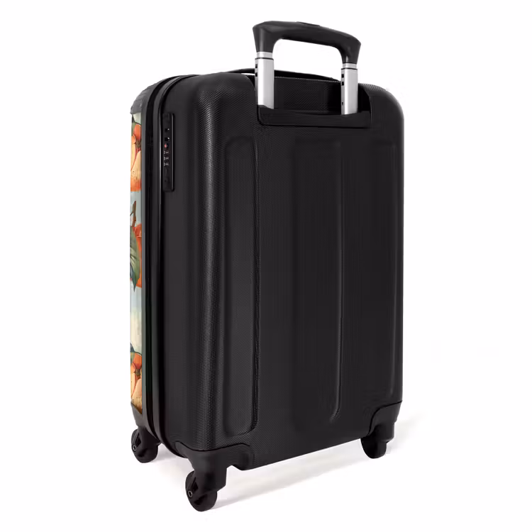 10 NBS - Handbagage koffer - Unisex middel -achterkant