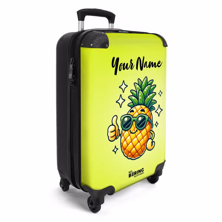 Ahmed ananas NBS - Handbagage koffer - Kinderen Unisex middel -productfoto_3d