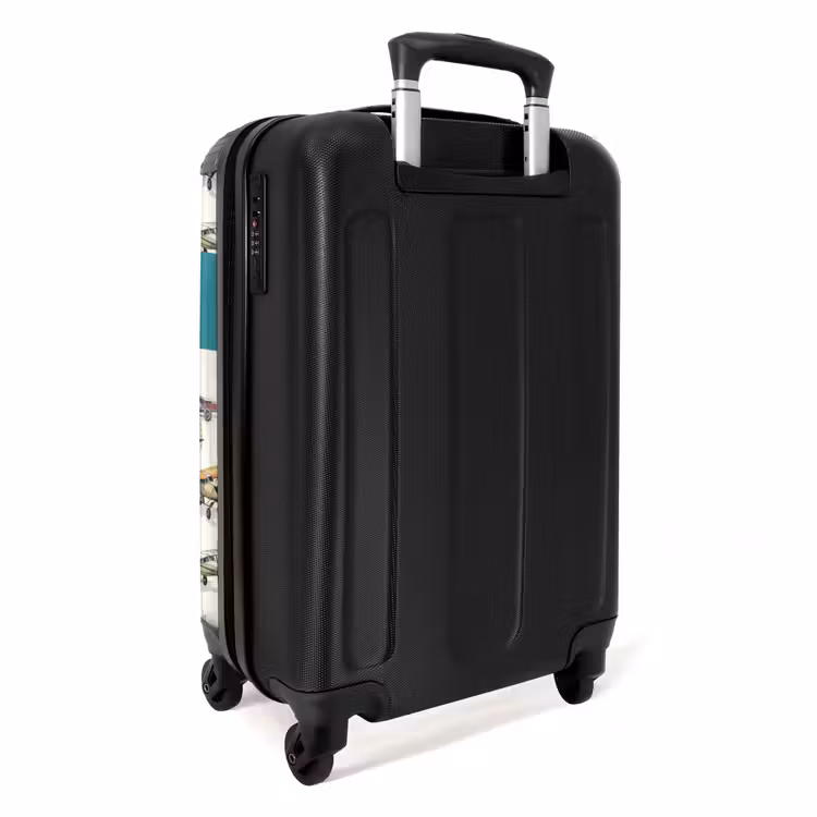 Vliegtuigsquadron NBS - Handbagage koffer - Kinderen Unisex middel -achterkant