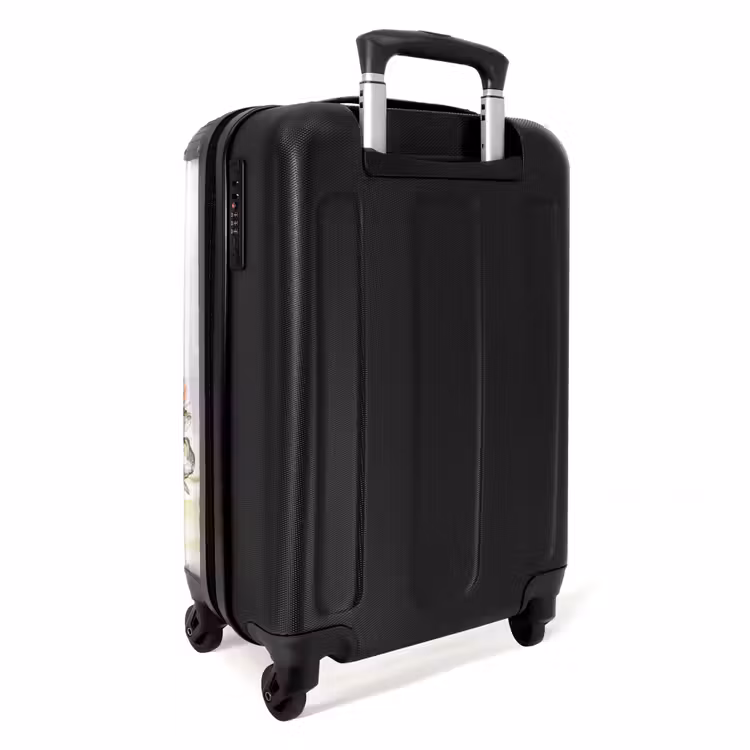 Dierlijke fantasiestad NBS - Handbagage koffer - Kinderen Unisex middel -achterkant