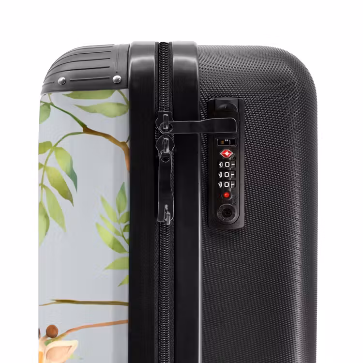 Diertjes in de jungle NBS - Handbagage koffer - Kinderen Unisex middel -slot