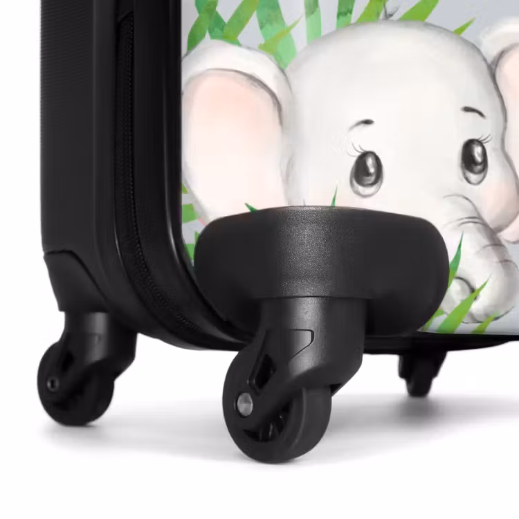 Diertjes in de jungle NBS - Handbagage koffer - Kinderen Unisex middel -wiel
