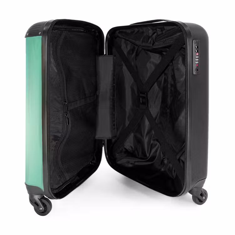 Appie avocado NBS - Handbagage koffer - Kinderen Unisex middel -binnenkant
