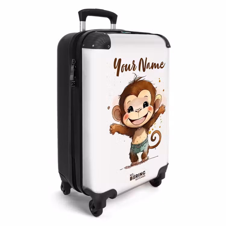 Arie aapje NBS - Handbagage koffer - Kinderen Unisex middel -productfoto_3d