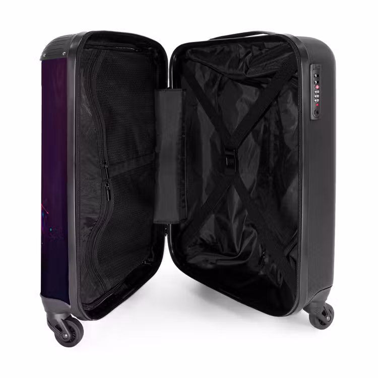 Baviaan Beats NBS - Handbagage koffer - Kinderen Unisex middel -binnenkant