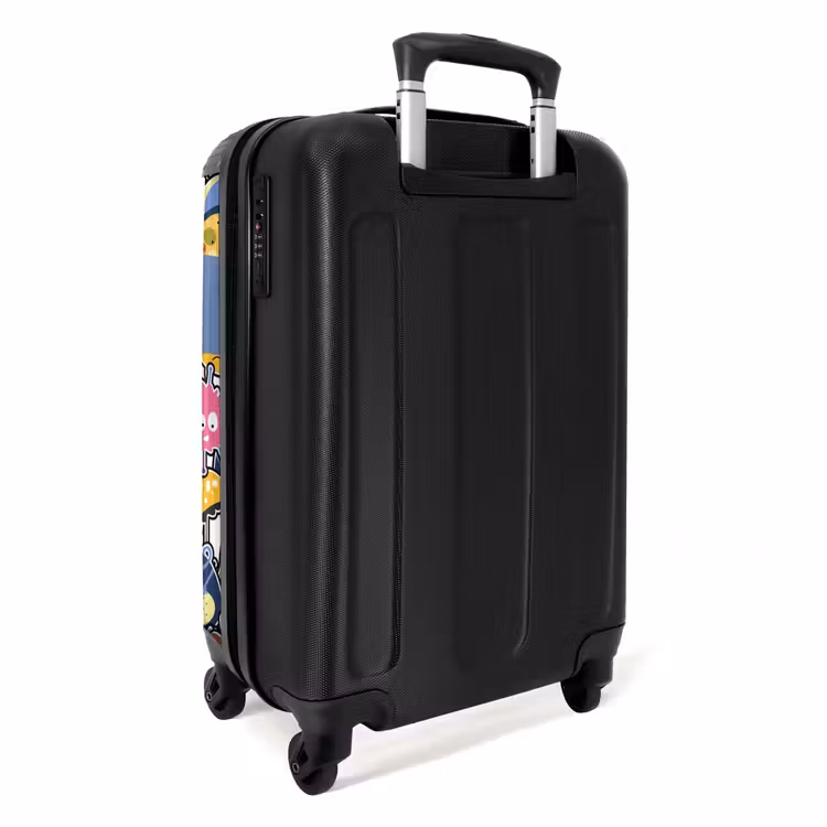 Beestjes met Grote Oogjes NBS - Handbagage koffer - Kinderen Unisex middel -achterkant