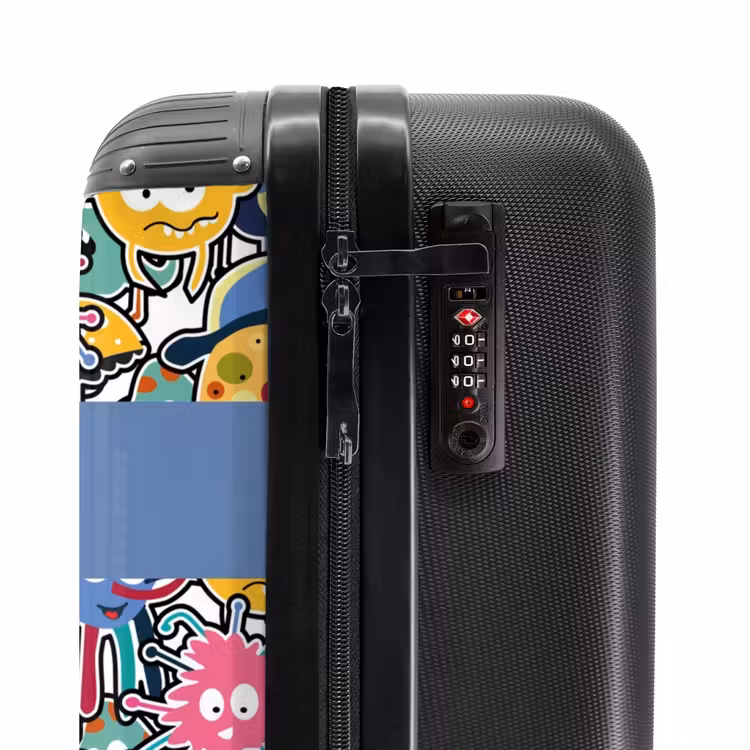 Beestjes met Grote Oogjes NBS - Handbagage koffer - Kinderen Unisex middel -slot
