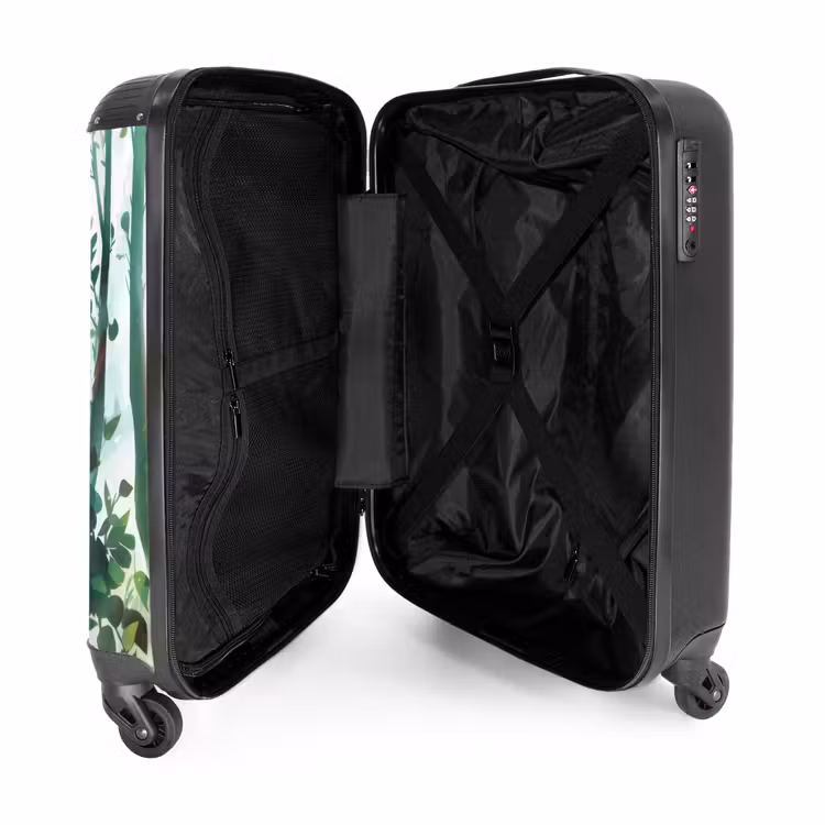 Bella bosrijk NBS - Handbagage koffer - Kinderen Unisex middel -binnenkant