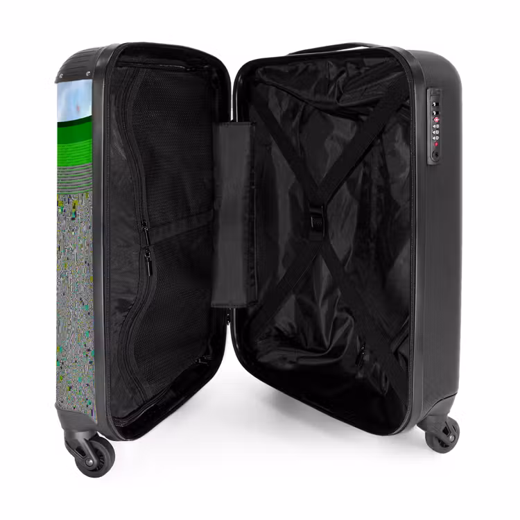 Berend brandweerman NBS - Handbagage koffer - Kinderen Unisex middel -binnenkant