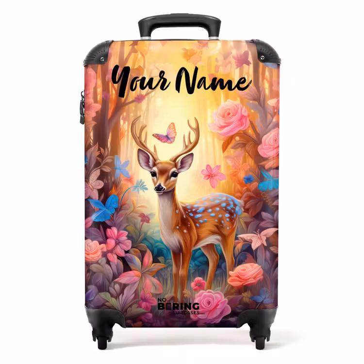 Bloesem boshert NBS - Handbagage koffer - Kinderen Unisex middel -productfoto_recht