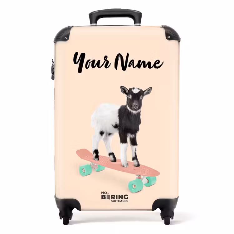 Boardende bok NBS - Handbagage koffer - Kinderen Unisex middel -productfoto_recht