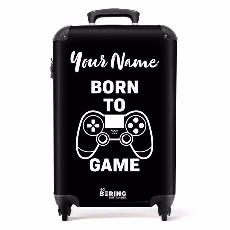 Born to Game NBS - Handbagage koffer - Kinderen Unisex middel -productfoto_recht