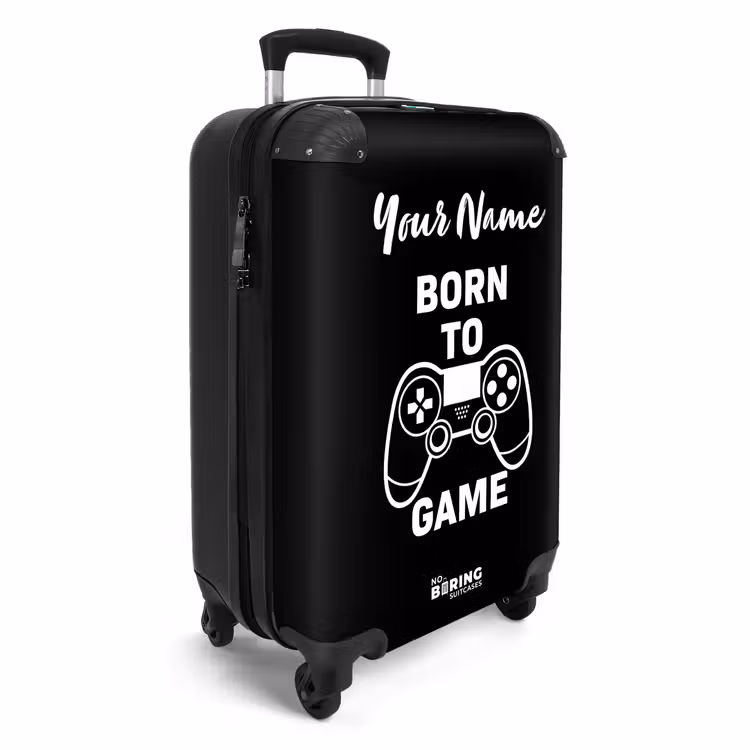 Born to Game NBS - Handbagage koffer - Kinderen Unisex middel -productfoto_3d