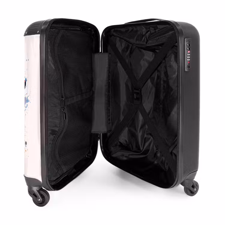 Vlinderexplosie NBS - Handbagage koffer - Kinderen Unisex middel -binnenkant