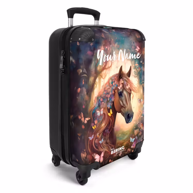 Vlindermerrie NBS - Handbagage koffer - Kinderen Unisex middel -productfoto_3d